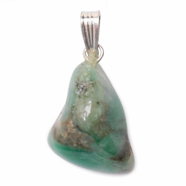 Smaragd tamblovaný přívěsek 1,3 - 1,8 cm - cca 1,3 - 1,8 cm