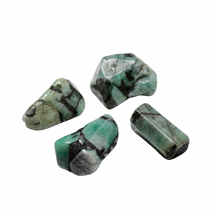 Smaragd tromlovaný AA kvalita - L - cca 2,5 - 3 cm