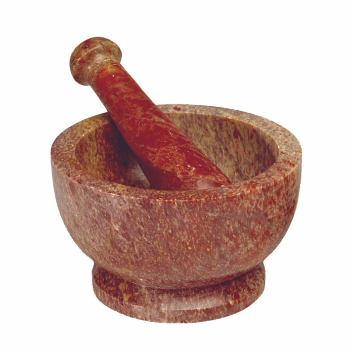 Hmoždíř z mastku na drcení vykuřovadel - ø cca 10,5 cm