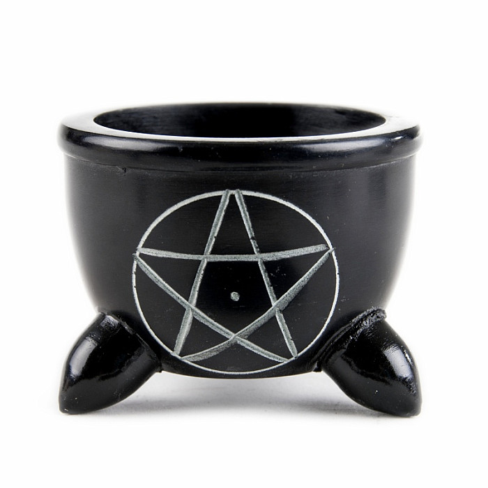 Kadidelnice miska z mastku Pentakl - ø cca 7,3 cm
