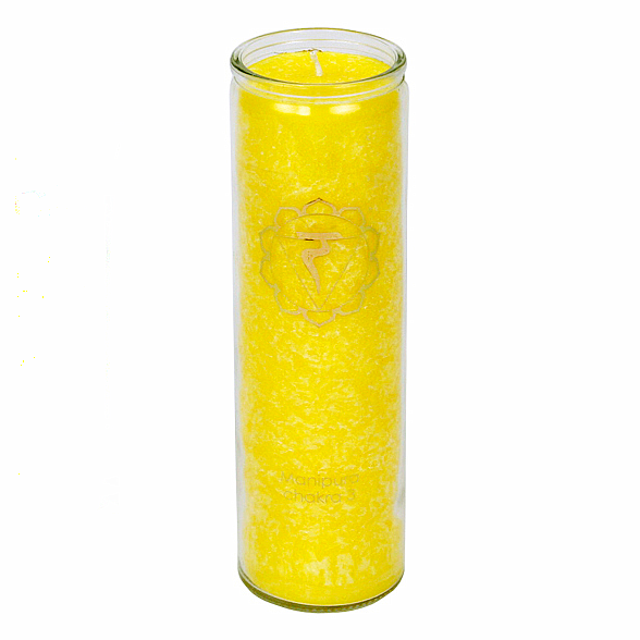 Svíčka pro 3. čakru s vůní bergamotu, citrónu a grapefruitu - cca 720 g