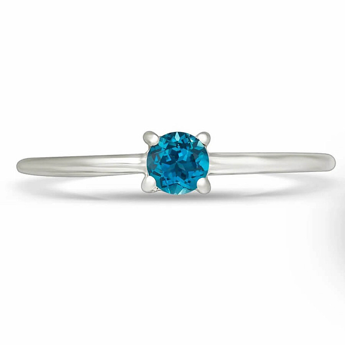 Levně London topaz prsten stříbro Ag 925 RBC307 - 57 mm (US 8), cca 1 g