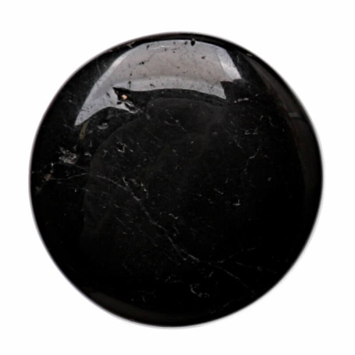 Turmalín skoryl placička - cca 4 - 5 cm