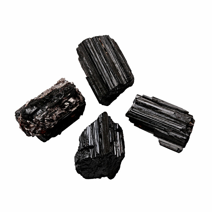 Turmalín skoryl surový - S - cca 1,5 - 2 cm