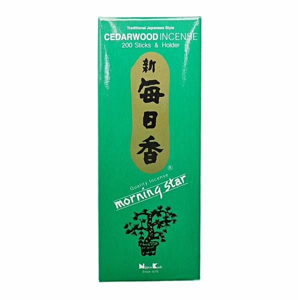 Levně Vonné tyčinky Nippon Kodo Morning star cedar wood 200 tyčinek - 200 tyčinek