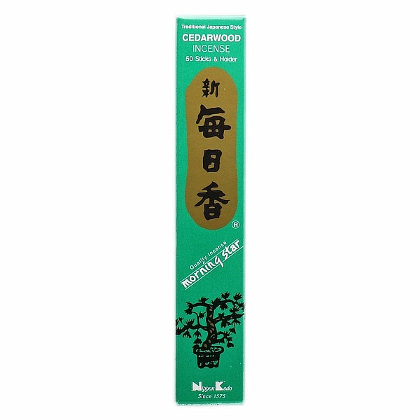 Levně Vonné tyčinky Nippon Kodo Morning star cedar wood - 50 ks