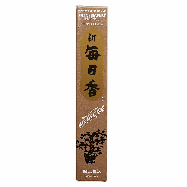 Vonné tyčinky Nippon Kodo Morning star frankincense - 50 ks