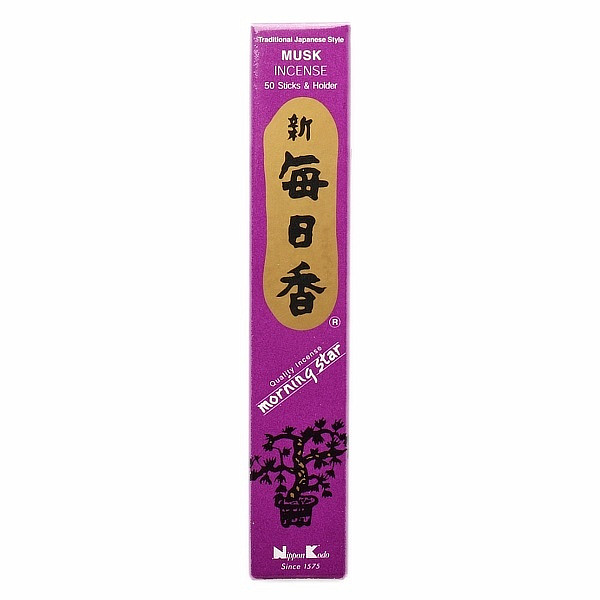 Levně Vonné tyčinky Nippon Kodo Morning star musk - 50 tyčinek
