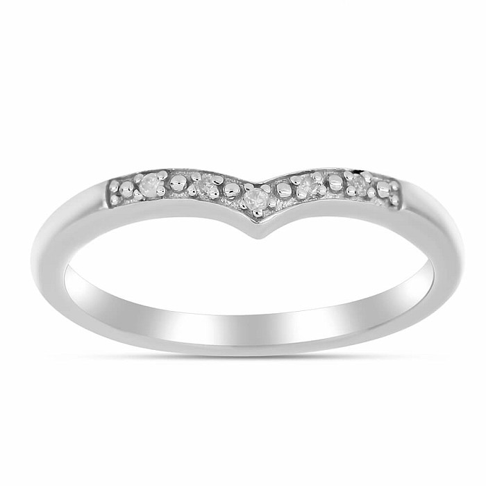 Prsten stříbrný s broušeným diamantem Ag 925 016262 DIA - 59 mm , 1,2 g