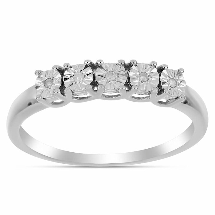 Prsten stříbrný s broušeným diamantem Ag 925 017351 DIA - 62 mm , 1,8 g