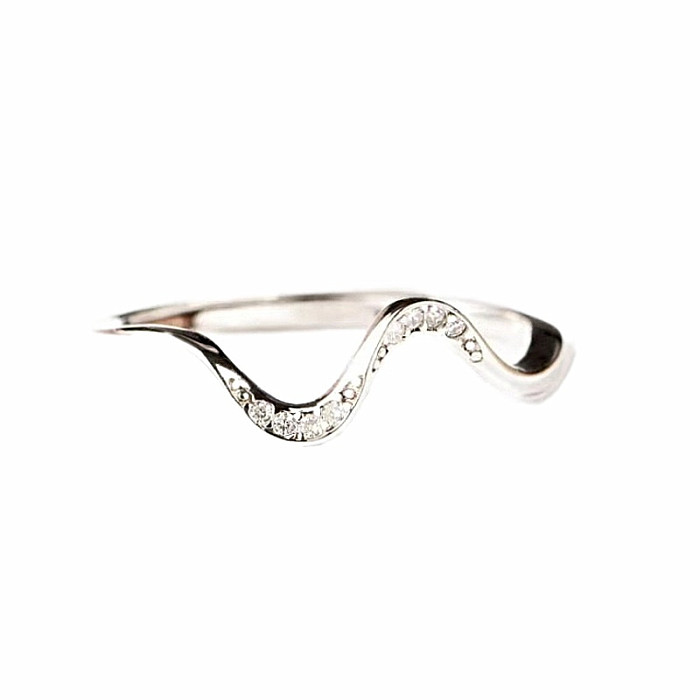 Stříbrný prsten Silver Wave - 58 mm (US 9), 0,9 g