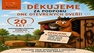 Podpořili jsme Den otevřených dveří Ryzáčka, z.s.