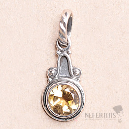 Anhänger mit Citrinschliff, Silber Ag 925 MIX1