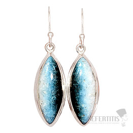 Glacierite earrings silver Ag 925 E1