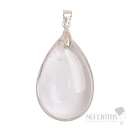 Crystal clear pendant silver Ag 925 no. 1