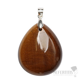 Tigeraugen-Anhänger, Silber Ag 925, Nr. 1