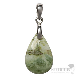 Serpentin přívěsek stříbro Ag 925 č. 1