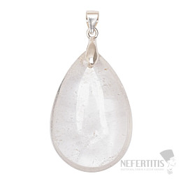 Crystal clear pendant silver Ag 925 no. 10