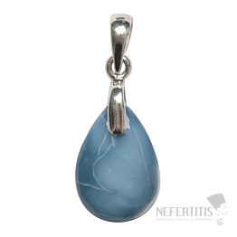 Anhänger aus blauem Opal, Silber Ag 925 Nr. 10