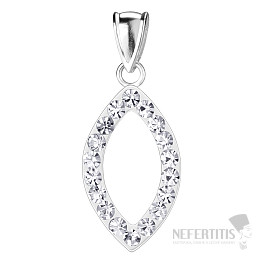 03655 Stříbrný přívěsek MARQUISE CRYSTAL
