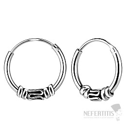 1370 Silber 12 mm Bali KREISE