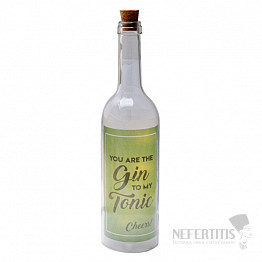 LED-Beleuchtung Gin to my Tonic Flasche