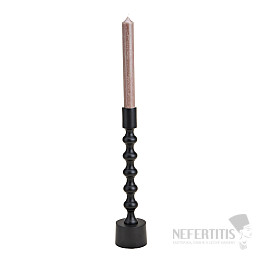 Metallkerzenhalter für Tischkerzen, Schwarz, 27 cm