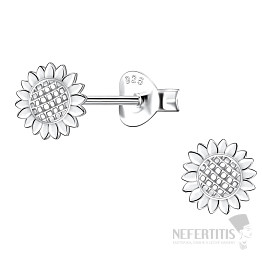 33250 Silberohrringe SONNENBLUMENkerne