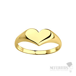 21905 Damenring aus vergoldetem Silber, HERZ