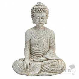 Buddha dotýkající se země japonská soška 26 cm