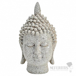 Thailändische Figur aus Polyresin mit Buddha-Kopf