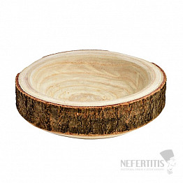 Dekoratívna drevená miska 18 cm