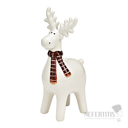 Weihnachtselch - Keramikfigur