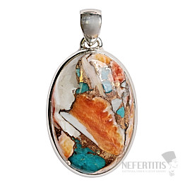 Spiny oyster lastura přívěsek stříbro Ag 925 P1007