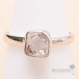 Herkimer diamond ring silver Ag 925 LOT102