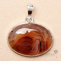 Montana agate pendant silver Ag 925 P1058