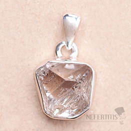 Herkimer diamant přívěsek stříbro Ag 925 LOT106