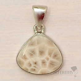 Natrolite pendant silver Ag 925 P11