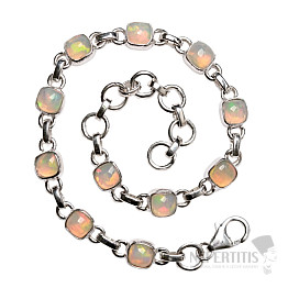 Opal Ethiopian bracelet silver Ag 925 B113