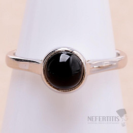 Onyx ring silver Ag 925 KO118