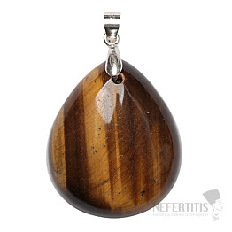 Tygří oko přívěsek stříbro Ag 925 č. 12