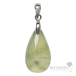 Prehnit-Anhänger, Silber Ag 925, Nr. 12