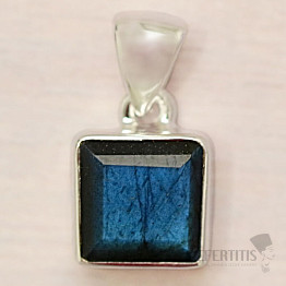 Labradorite cut pendant silver Ag 925 P1228