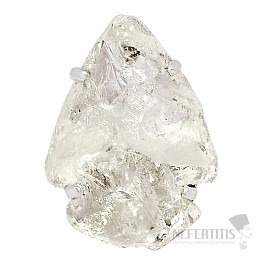 Lemurský kryštál prsteň striebro Ag 925 R123