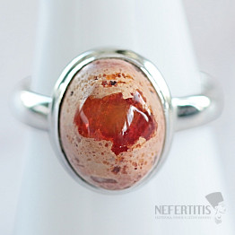 Opal Mexican fire ring silver Ag 925 R1248