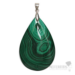 Malachite pendant silver Ag 925 no. 13