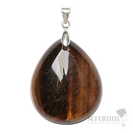 Tigrie oko prívesok striebro Ag 925 č. 13