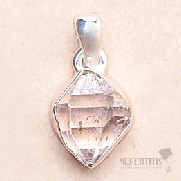 Herkimer diamant přívěsek stříbro Ag 925 LOT130