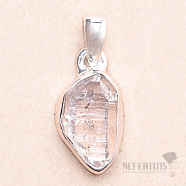 Herkimer diamant přívěsek stříbro Ag 925 LOT133