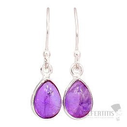 Amethyst earrings silver Ag 925 E1332